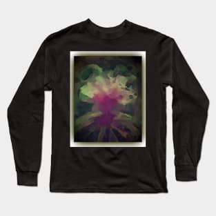 Tree - Neon Symbolic Image. Long Sleeve T-Shirt